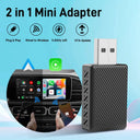 2 In 1 AI Box Mini Wired To Wireless Carplay Android Auto