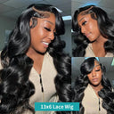 Luxurious 30-Inch Body Wave Brazilian Lace Front Wig for Women