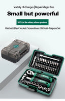 SATA 38 In 1 Tool Set Portable Ratchet Wrench Screwdriver