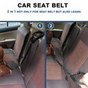 Pet Car Safety Belt with Adjustable Harness and Leash  ourlum.com   