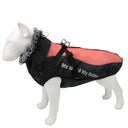 Winter Dog Coat with Harness & Furry Collar for Big Breeds - Keep Your Pet Warm & Stylish  ourlum.com Red XL 