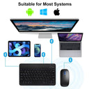 Wireless Bluetooth Keyboard and Mouse Set Multi-Language Support