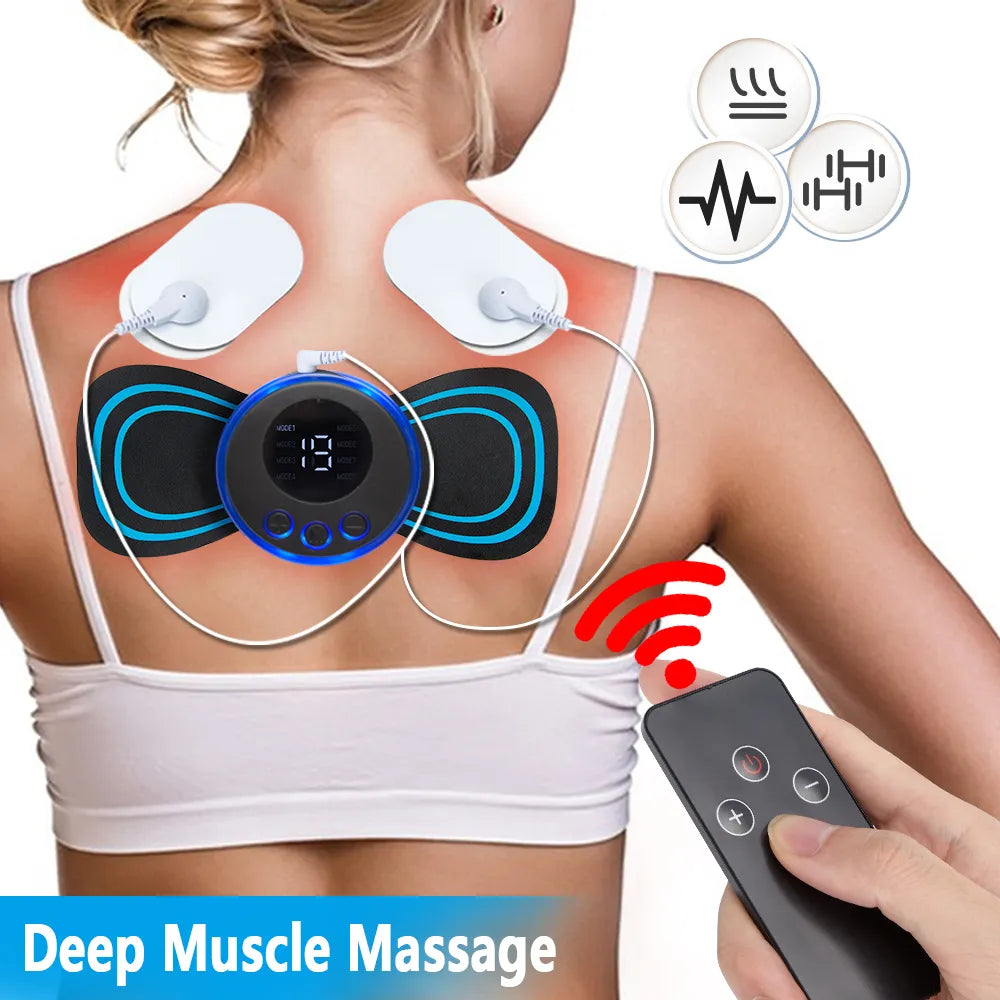 EMS Neck Massager: Personalized Pain Relief & Muscle Relaxation