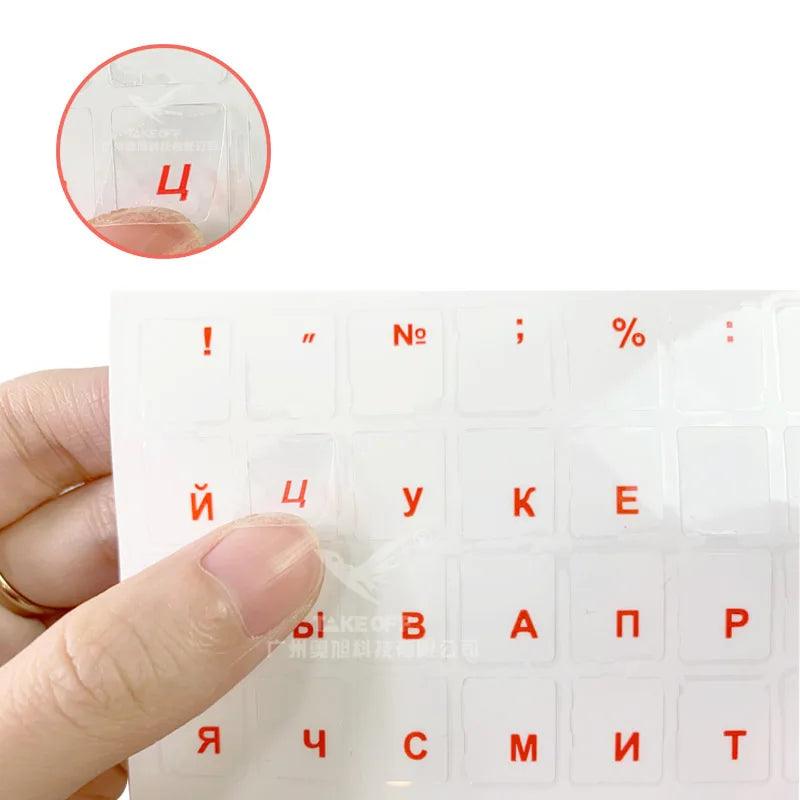 Russian Keyboard Stickers: Improve Typing, Waterproof, Dustproof  ourlum.com   