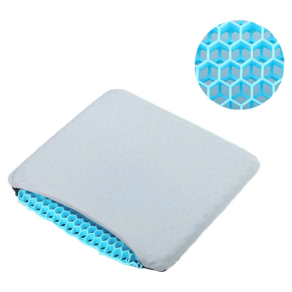 Honeycomb Gel Seat Cushion for Massage and Cooling, Elastic PU Foam Sofa Chair Pad