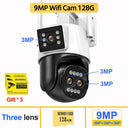 9MP Ultra HD Alexa-Compatible Outdoor Security Camera: Smart Surveillance System  ourlum.com 9MP Add 128G EU plug CHINA