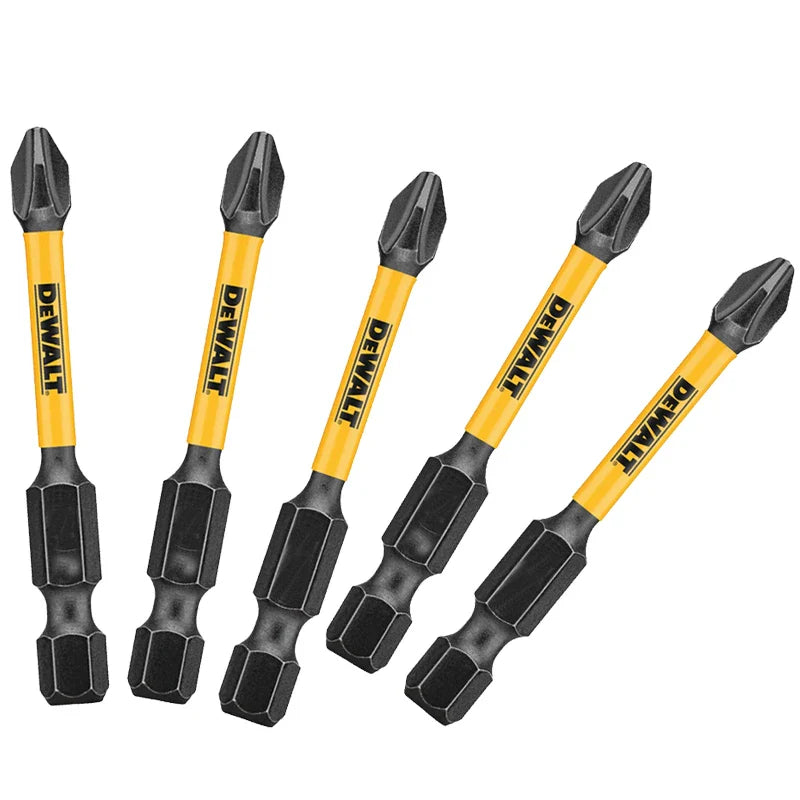 Dewalt PH2 57MM High-Speed Steel Drill Bits Set - 5 Pieces for Electricians & Carpenters