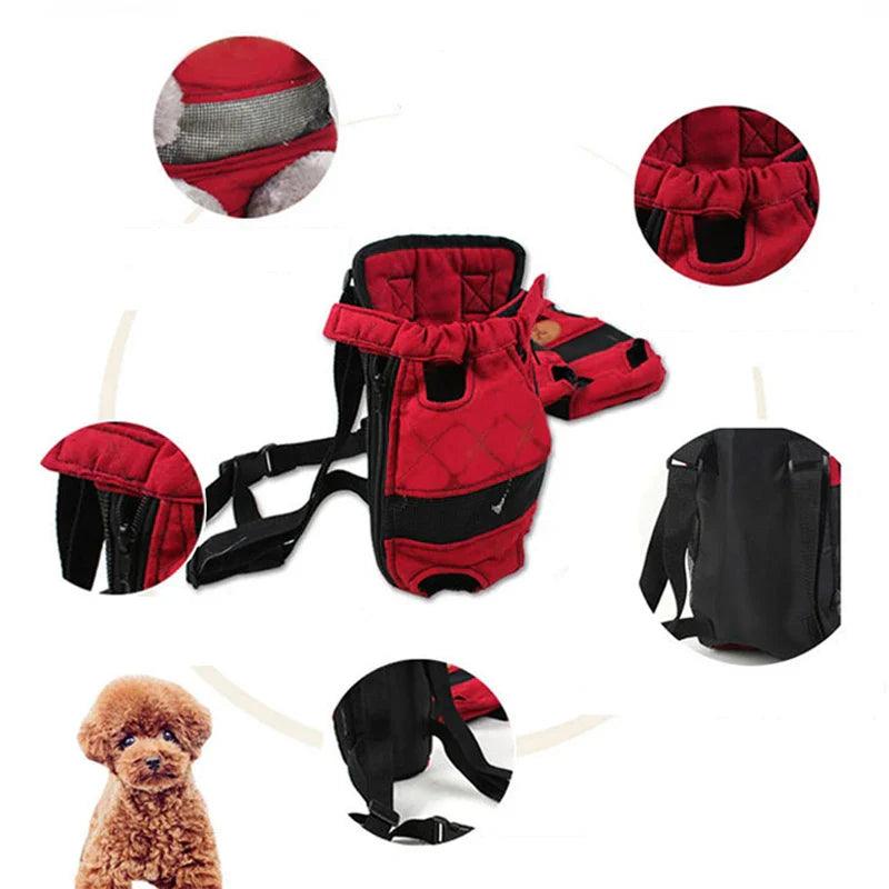 Pet Carrier Backpack: Hands-Free Outdoor Travel Sling for Small Dogs & Cats  ourlum.com   