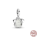 Sterling Silver Dog Charm Bead for Pandora Bracelet Jewelry