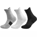 Ultimate Performance Anti-Slip Cotton Sport Socks for Men and Women - Ideal for Soccer, Basketball, and More  ourlum.com   