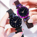 Starry Night Women's Watch: Night Sky Timepiece Design