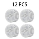 Activated Carbon Cotton Filters for Pet Water Dispenser - Triple Filtration for Fresh Water  ourlum.com 12pc no box  