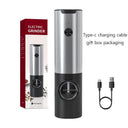 Electric Salt & Pepper Grinder Set USB Rechargeable LED Light Kitchen Tools  ourlum.com 17A  