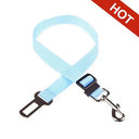 Adjustable Pet Car Safety Belt with Quick Release Clip  ourlum.com SKY BLUE  