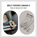 Cordless Drill Belt Clip Bit Holder for Makita Dewalt Milwaukee