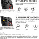 Dog Training Collar: Remote Control Anti-Bark Waterproof Vibration Shock  ourlum.com   