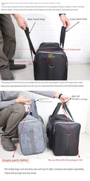 Foldable Large Capacity K-Style Working Travel Bag for Men