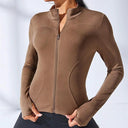 Performance-Enhancing Women's Slim Fit Training Jacket for Yoga, Running, and Sports  ourlum.com   