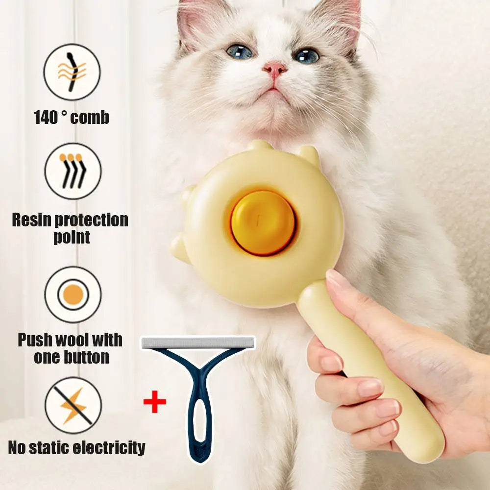 Cat Claw Shape Grooming Brush: Professional Massage Remover for Pet Hair  ourlum.com   