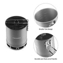 Lightweight 600ml Aluminum Camping Pot With Heat Exchanger