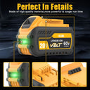 20V/60V DEWALT Screwdriver Battery High-Capacity Power Tool