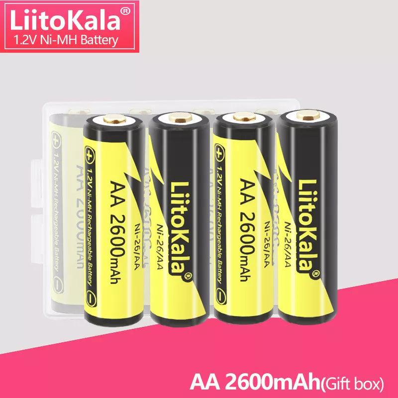 LiitoKala Rechargeable Batteries: Power Devices Efficiently  ourlum.com 1PCS(1.2V AA)  