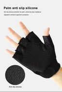 Riding Fingerless Gloves Non-slip Half Finger Gloves for Motorcycle Cycling Climbing