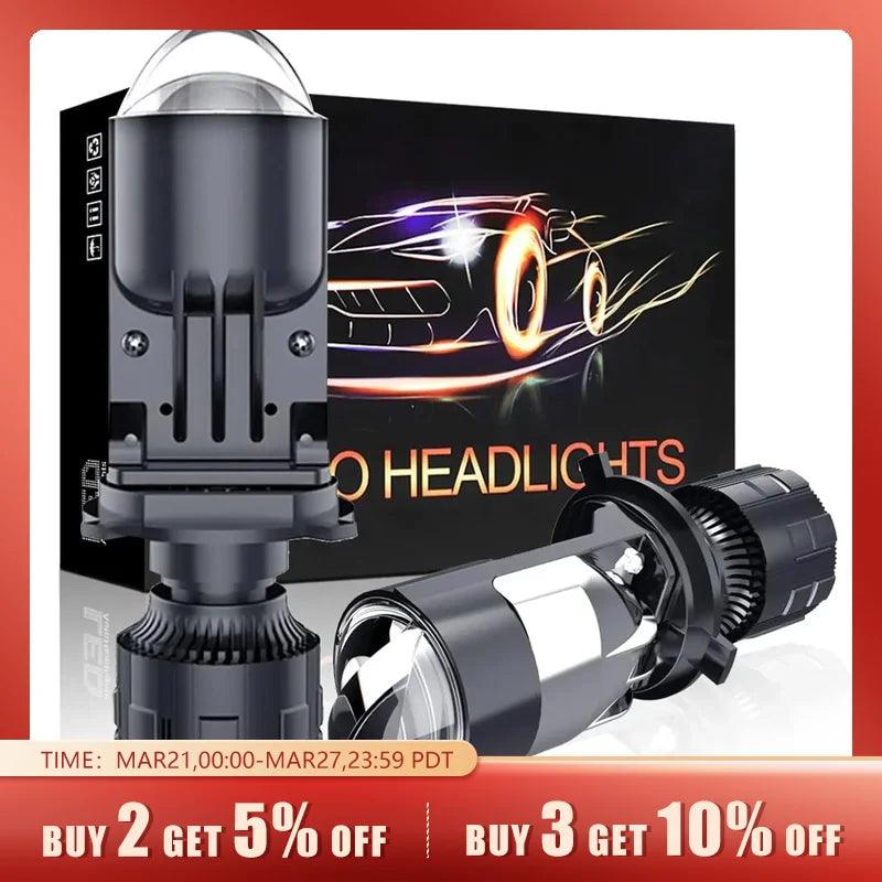 LED Headlight Bulb Kit: Enhanced Car Visibility Upgrade  ourlum.com Right-Hand-Drive H4/9003/HB2 Hi/Lo 