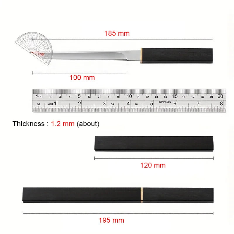 Portable High-Performance Boning Knife with Scabbard