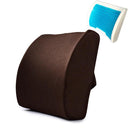 Lumbar Support Backrest Pillow Office Chair Gel Foam Strap