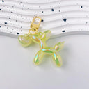 Cute Cartoon Balloon Dog Keychains for Whimsical Gift