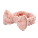 Cute Plush Wristband Hair Tie Makeup Mask Moisture Proof Sleeve