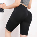 Seamless Women's Yoga Shorts with Butt Lifting Design