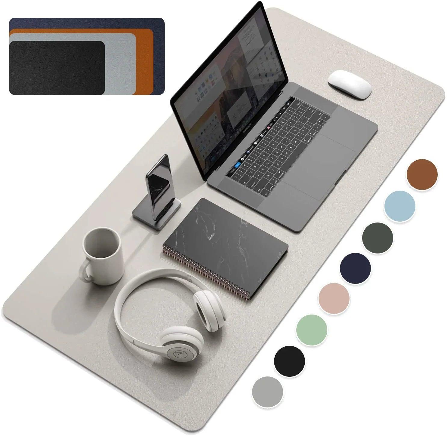 Desk Protector Mat: Ultimate PU Leather Gaming Mouse Pad  ourlum.com   