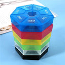 1Pcs Pill Case Plastic 7 Days Tablet Candy Box Portable Storage Tablet Holder Travel Organizer Pill Dispenser Container  ourlum.com   