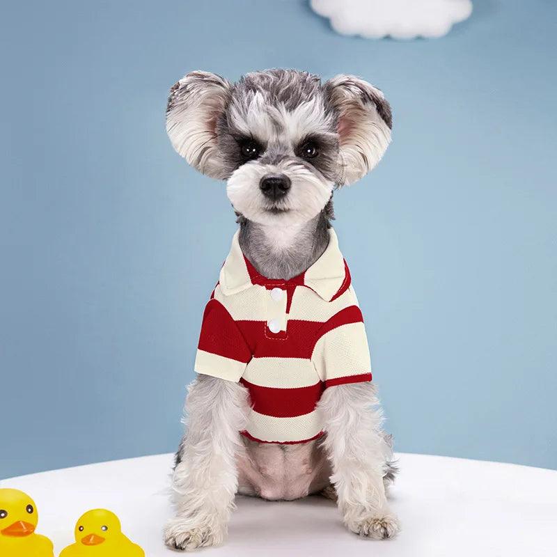 Dog Polo Shirt: Stylish Summer Clothing for Small Large Dogs & Cats  ourlum.com   