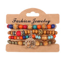 Bohemian Handmade Beads Bracelet Set For Women Summer