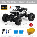 ZWN Off-Road 4WD RC Car With LED Lights - Ultimate Remote Control Truck  ourlum.com 28CM Silver 2B Alloy  