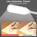 7 LED Book Light USB Rechargeable Reading Light 3-Level Warm Cool White Daylight Portable Flexible Easy Clip Night Reading Lamp