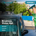 Yofidra 200Bar Brushless Electric Water Gun 6-in-1 Nozzles Car Cleaning Garden Watering Suit for Makita 18V Battery Spray Gun  ourlum.com   