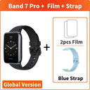 Xiaomi Mi Band Pro: Vibrant AMOLED Display, GPS Fitness Tracker.  ourlum.com Black N Blue Strap CHINA 