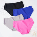 3 Pcs Seamless Ladies Ribbed Cotton Thong Women's Underwear