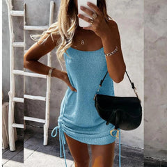 Allure Backless Mini Dress: Custom Fit Summer Glamour & Style