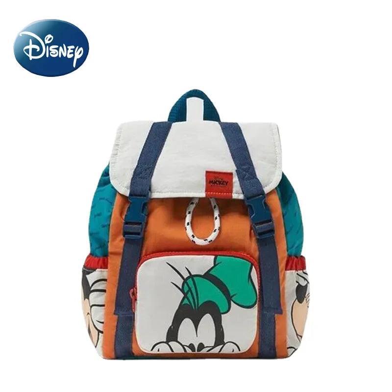 Disney's Children's Backpack Luxury Brand Children's School Bag Cartoon Cute High-quality Fashion Girl Drawstring Backpack