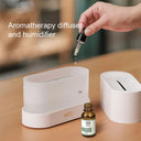 Flame Glow LED Aromatherapy Diffuser Tranquil Mist Light