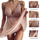 Sensual Lace Nightwear Set Elegant Style for Occasions