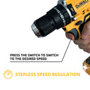 DeWalt DCD805 20V Brushless Cordless Impact Drill 1/2 In