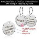 Personalized Stainless Steel Pet ID Tag for Dogs and Cats  ourlum.com R  