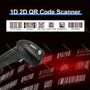 3-in-1 Wireless Bluetooth USB Barcode Scanner Portable Reader