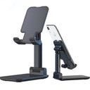 Adjustable Metal Tablet Holder Stand - Foldable Hands-Free Support